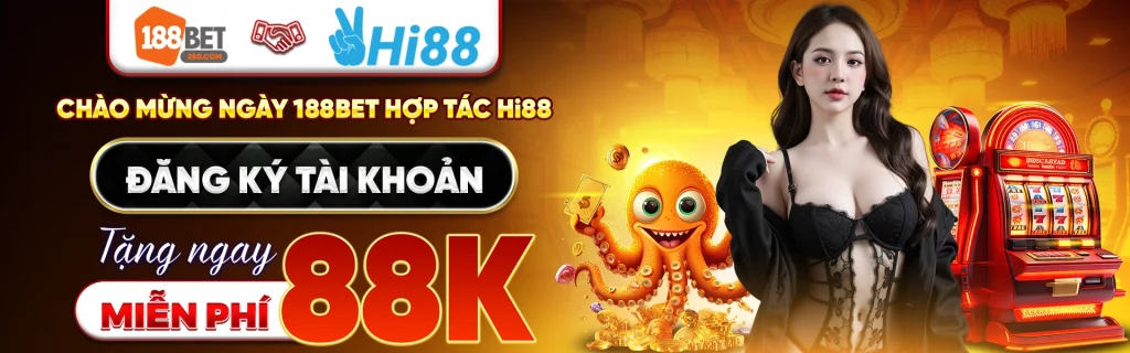 đăng ký tài khoản 188bet tặng 88k